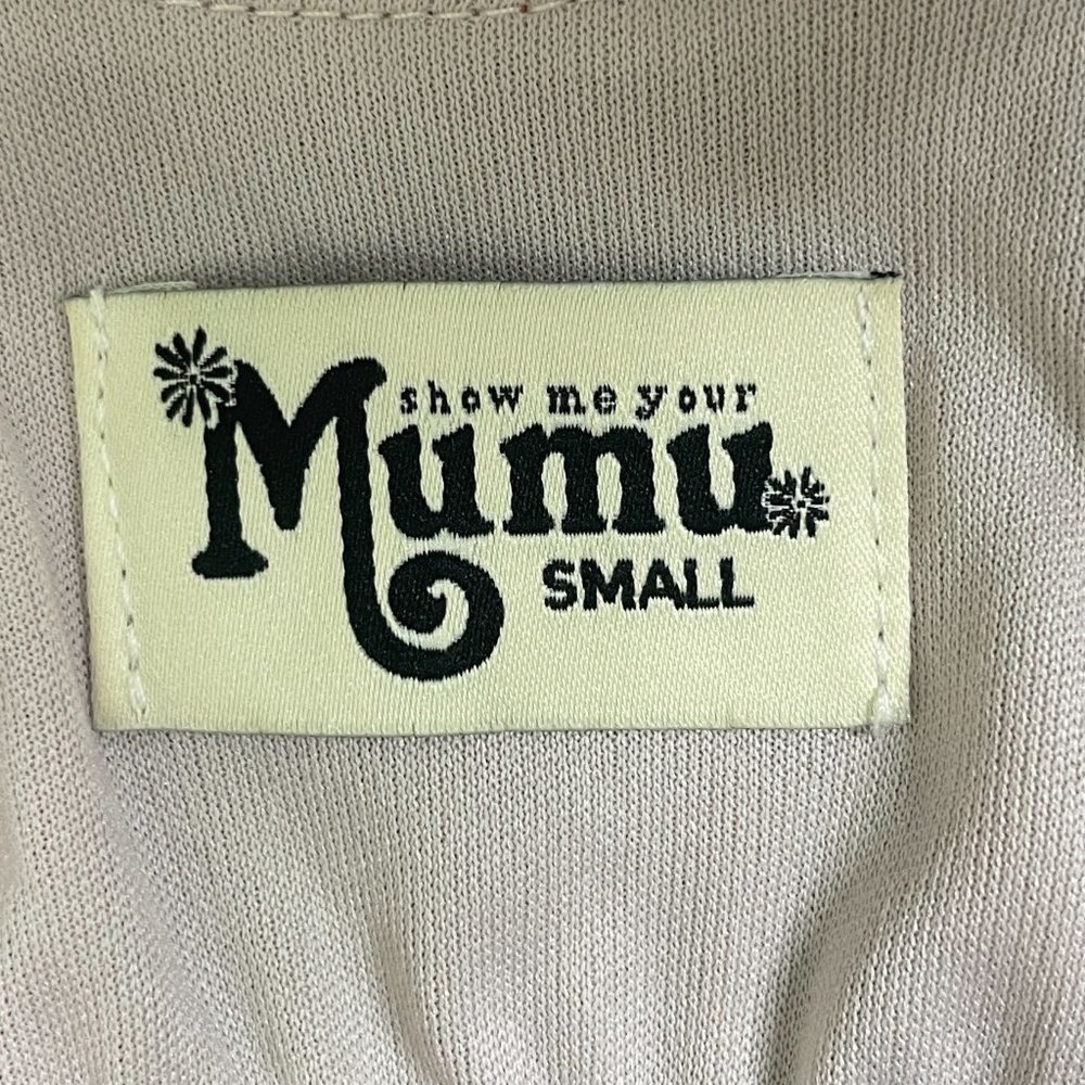 𝅺CAITLIN Ruffle Maxi Dress Magic Mauve Glimmer Show Me Your Mumu Small - Picture 6 of 10